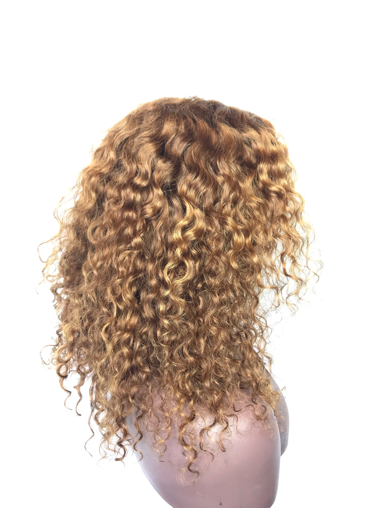 12"Curly , Golden Blonde wig