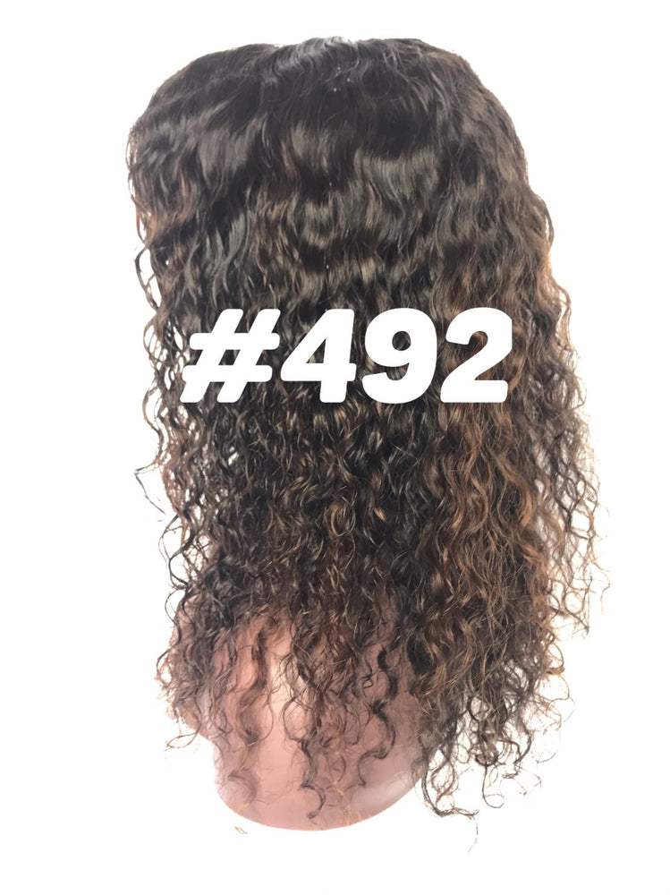 14", Curly, Custom Brown
