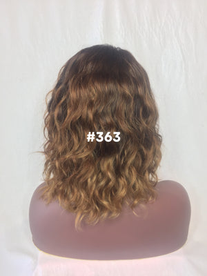 12", Body Wave, Brown Ombre, Front Lace