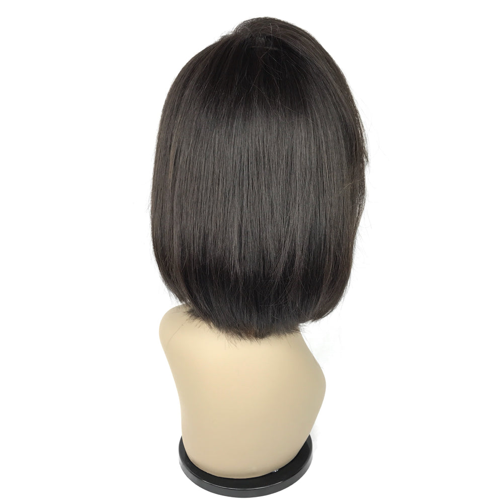 10", silky straight, front lace