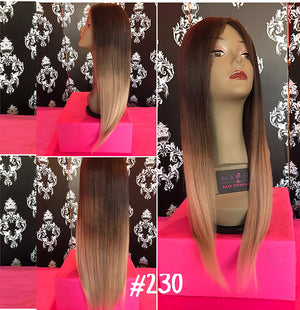 20", Silky Straight, Front Lace