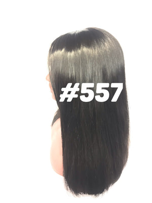 beautiful and luxurious Silky Straight, 16", front lace wig