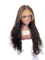 body wave, 26", Front lace, natural