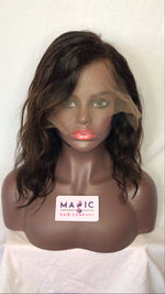 10'', Body Wave, Highlights, Front Lace, wig