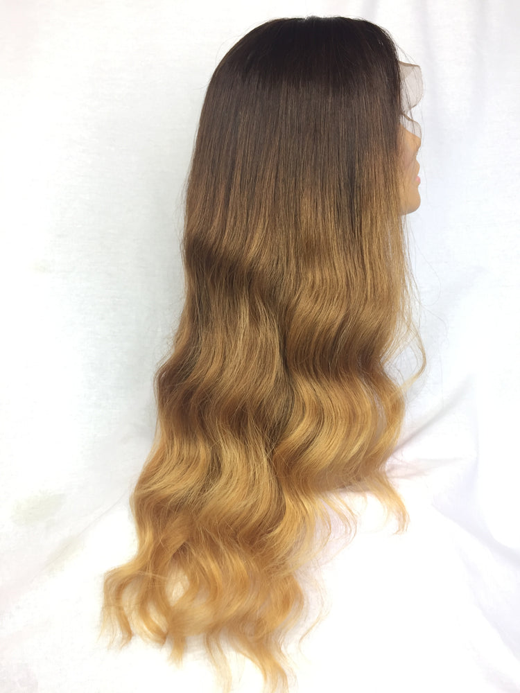 
                
                    Load image into Gallery viewer, 22&amp;quot;, Body Wave, Custom Color, Front Lace wig
                
            