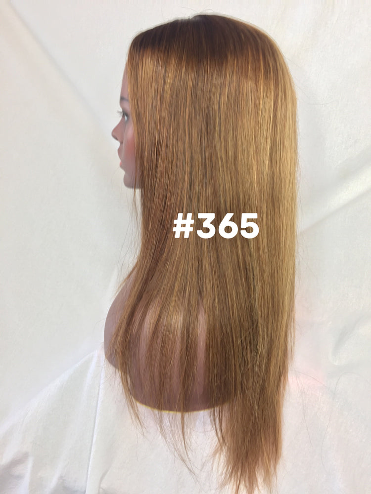 16", Silky Straight, Custom Ombre, Front Lace