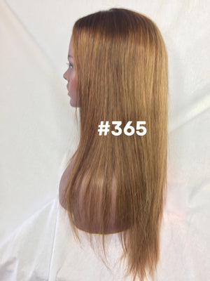 16", Silky Straight, Custom Ombre, Front Lace