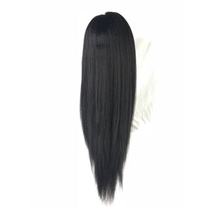 18", kinky straight, front lace