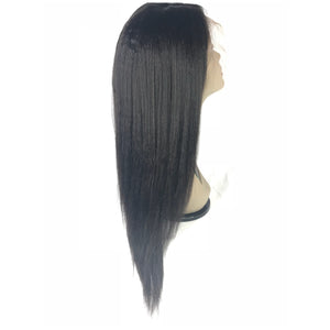 16", kinky straight, front lace