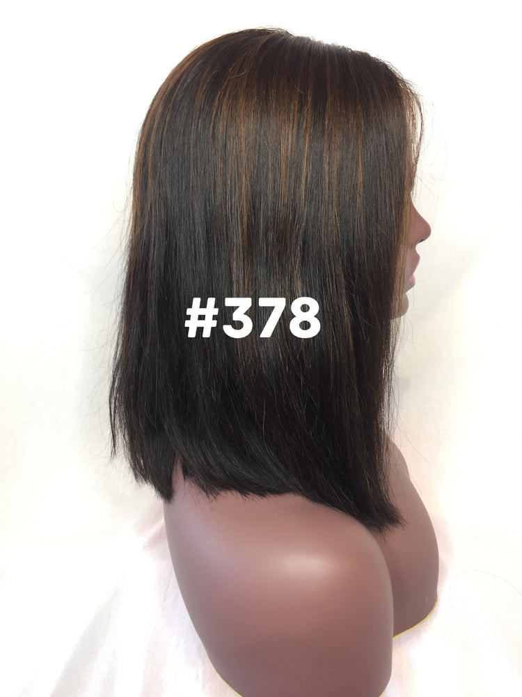 12", Silky Straight, Front Lace