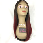 16",  front lace, silky straight