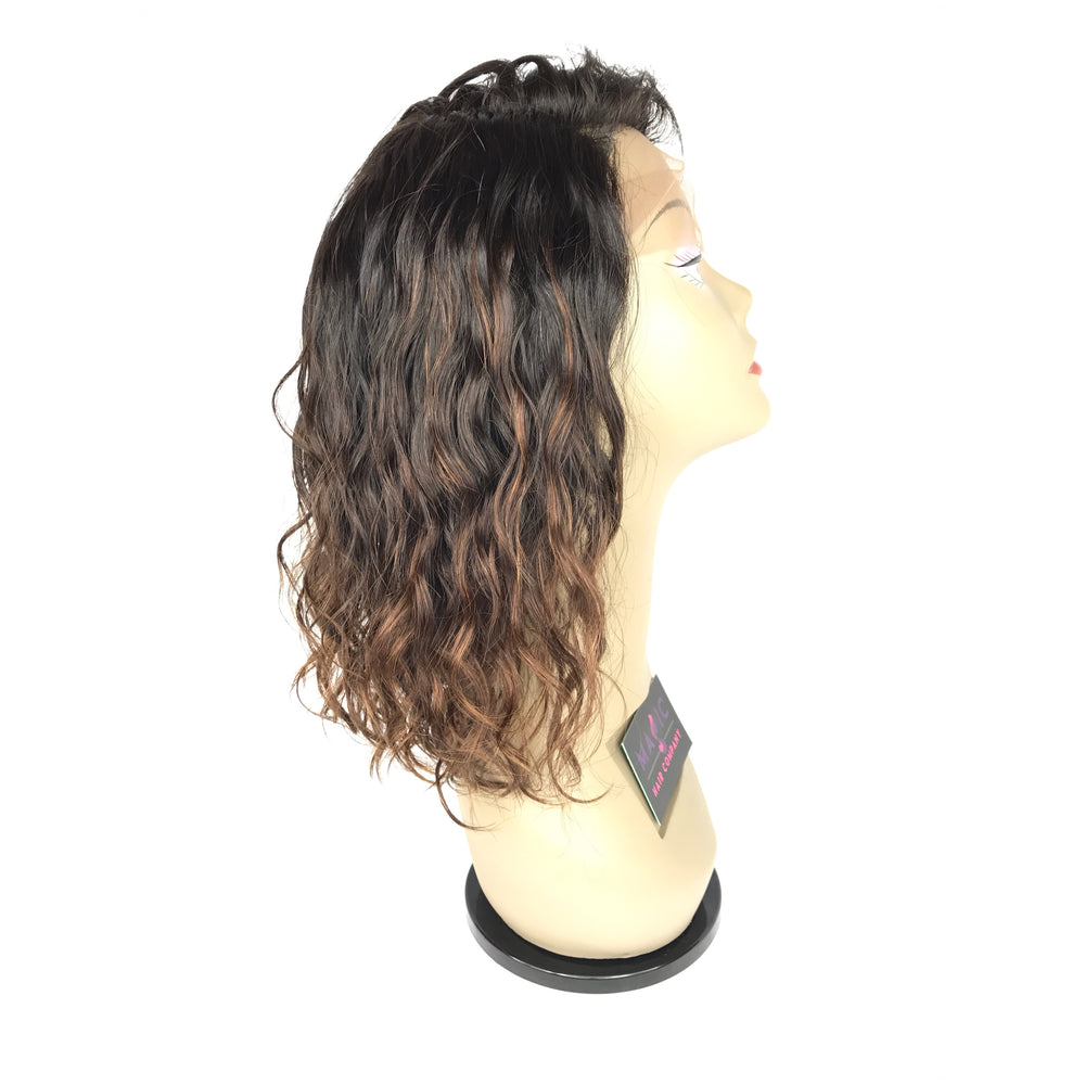 
                
                    Load image into Gallery viewer, 12&amp;quot;, Front Lace, 1b root, ombré, body wave
                
            