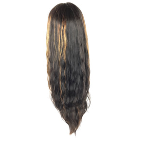 22", front lace, wavy