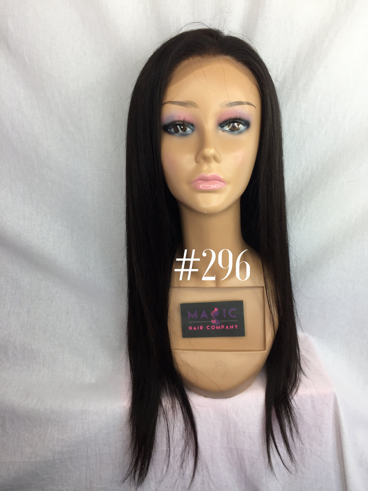 20", Silky Straight, Front Lace Wig
