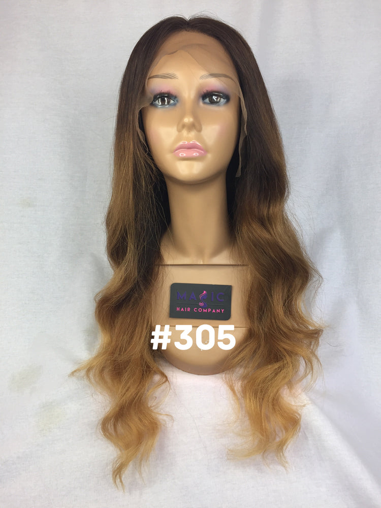 
                
                    Load image into Gallery viewer, 22&amp;quot; body wave lace omber human hair wig magic hair company
                
            