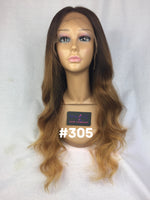 22", Body Wave, Custom Color, Front Lace wig