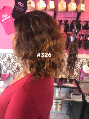 12", Body Wave, Custom Blonde, Front Lace